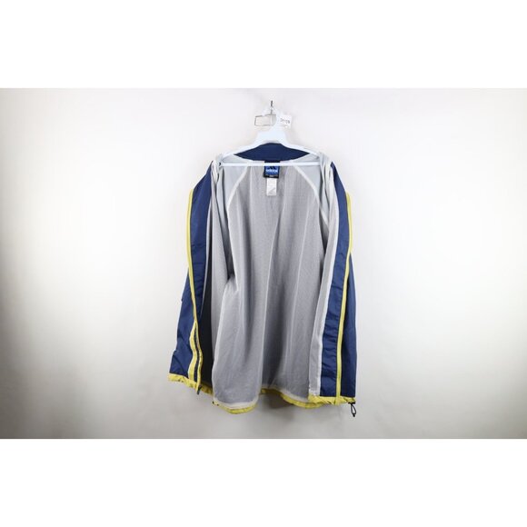 Vintage Adidas Mens Size XL Notre Dame University Lined Windbreaker Jacket Blue - Picture 12 of 16
